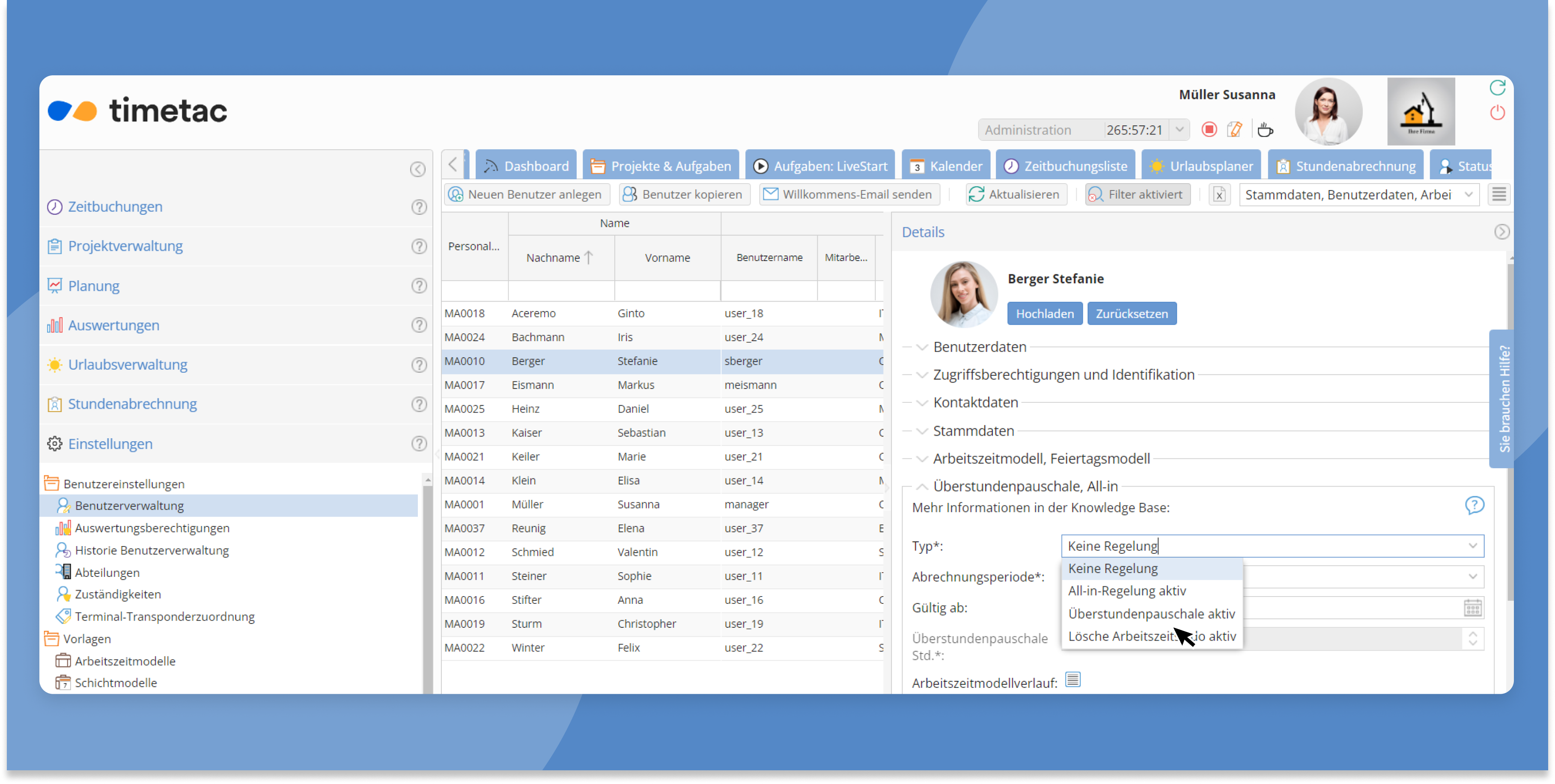 TimeTac Arbeitszeiterfassung Überstunden TimeTac Arbeitszeiterfassung Überstunden